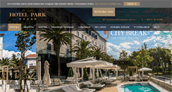 Desktop Screenshot of hotelpark-split.hr