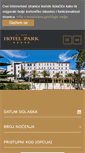 Mobile Screenshot of hotelpark-split.hr